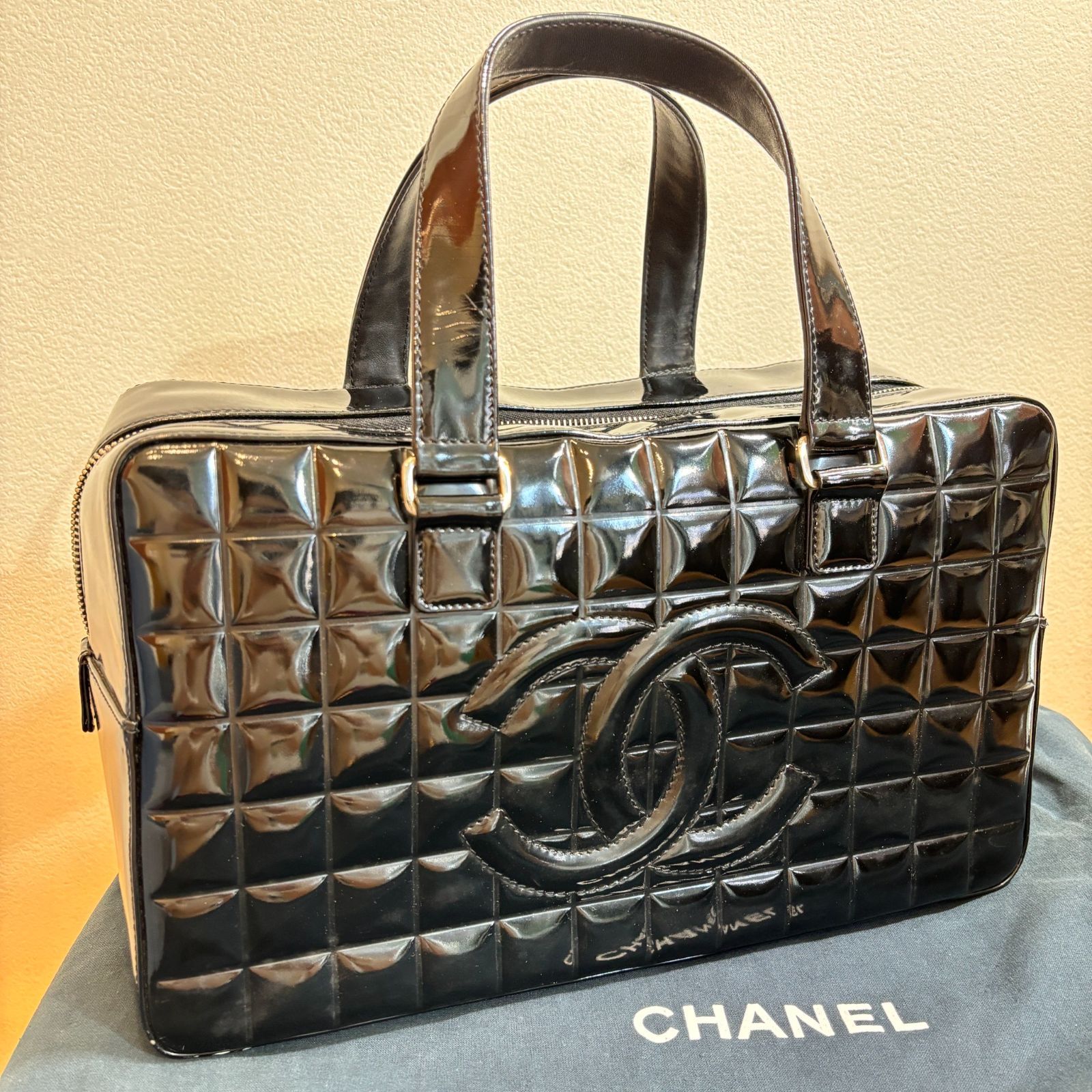 ΩHM0919 大人気！希少品！CHANEL シャネル チョコバー エナメル 