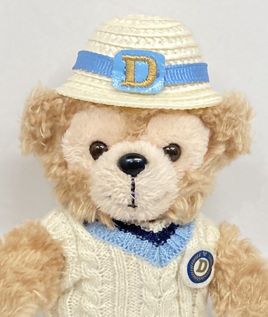 TDS★ダッフィー 白セーター ぬいぐるみバッチ ディズニー ディズニー ダッフィーぬいぐるみ ぬいぐるみバッチ ディズニー
