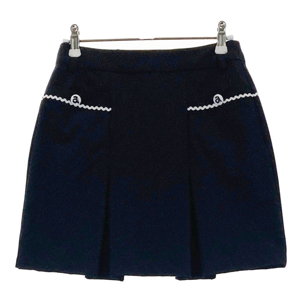 サイズ：36 ARCHIVIO アルチビオ 裏地付きストレッチスカート ブラック