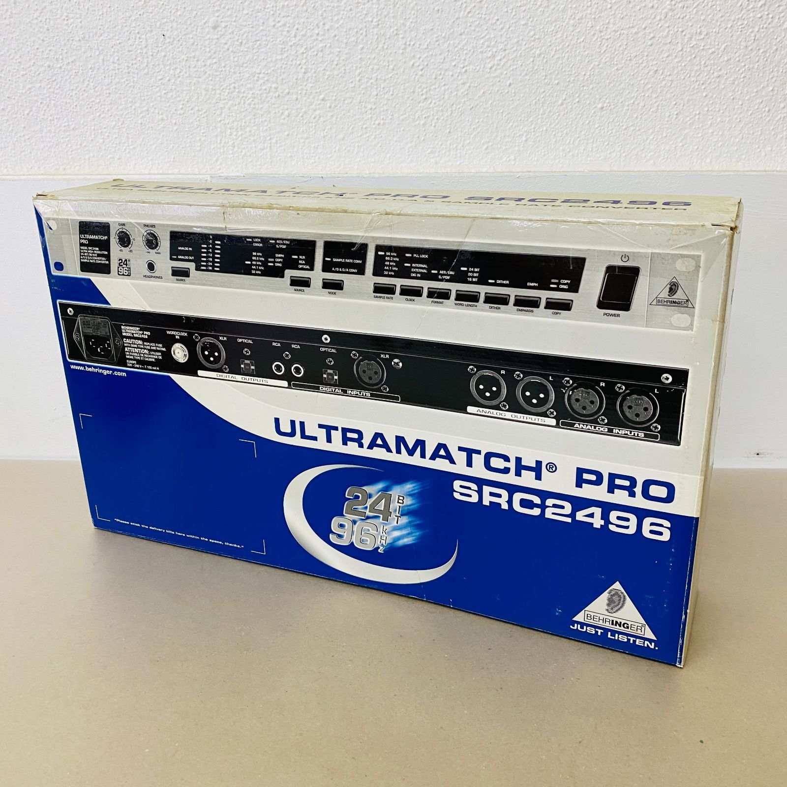 BEHRINGER ULTRAMATCH PRO SRC2496 サンプリングレートコンバーター C3657 120サイズ発送