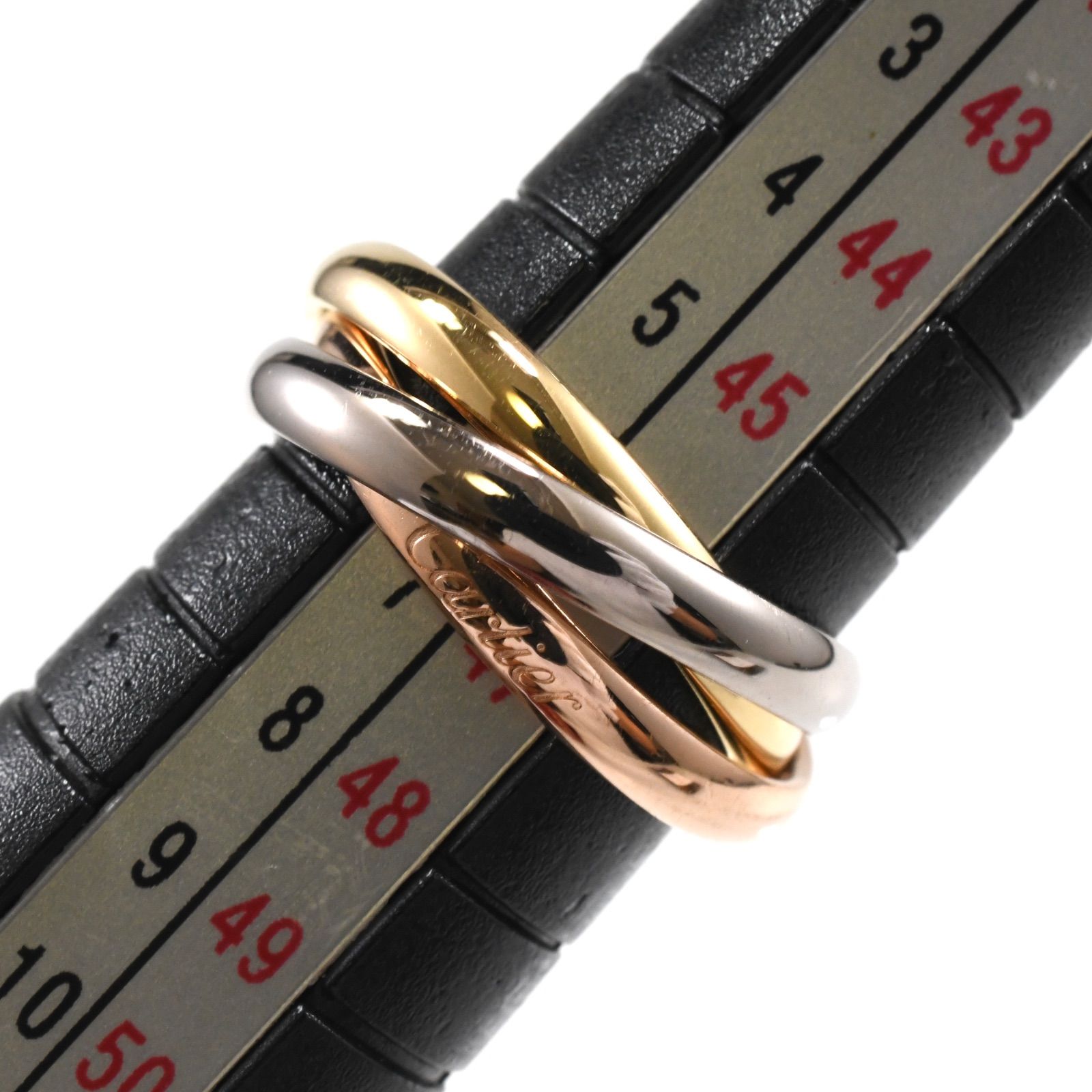 Cartier カルティエ トリニティリング 現行モデル SM 3連リング