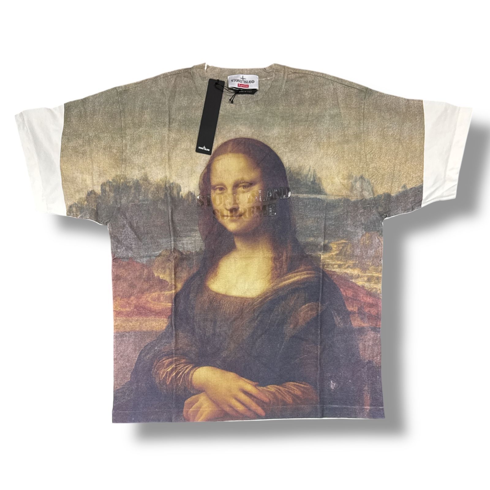 【STONE ×SUPREME】コラボ Tシャツ 未使用品 Supreme × STONE ISLAND S/S Top Mona Lisa モナリザ T