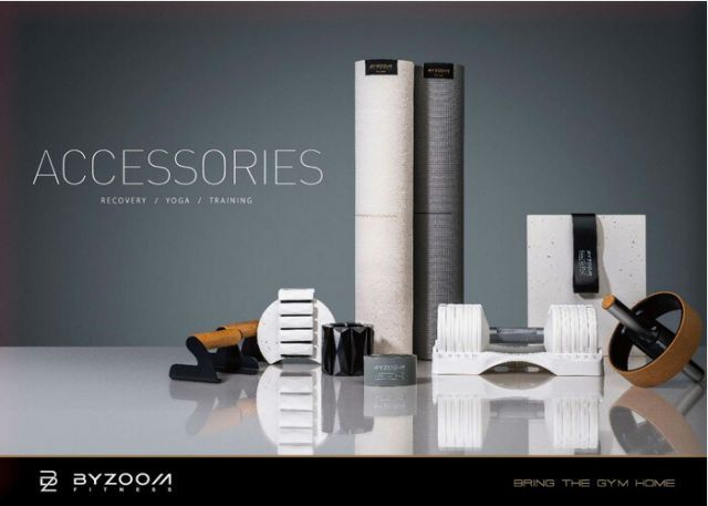 BYZOOM バイズーム ヨガマット 天然ゴム製ヨガマット PUNR 5mm Black