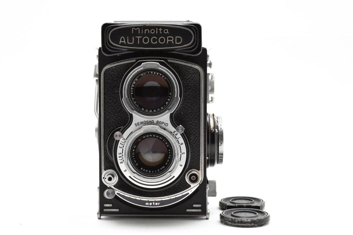 Nikon 一眼レフ Minolta AUTOCORD Sekonic 露出計 ☆ ミノルタ MINOLTA AUTOCORD オートコード L型 露出計付き 二