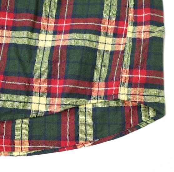 VAN JACKET INC. ヴァンヂャケット Tartan Check Flannel BD Shirt タータンチェックフランネルボタンダウンシャツ EN-99532 L グリーン/レッド JAC 長袖 伊勢丹チェック トップス g17887