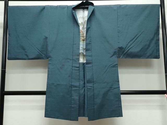 平和屋着物○男性 本場大島紬 アンサンブル 薩摩結城 百入茶色 正絹  