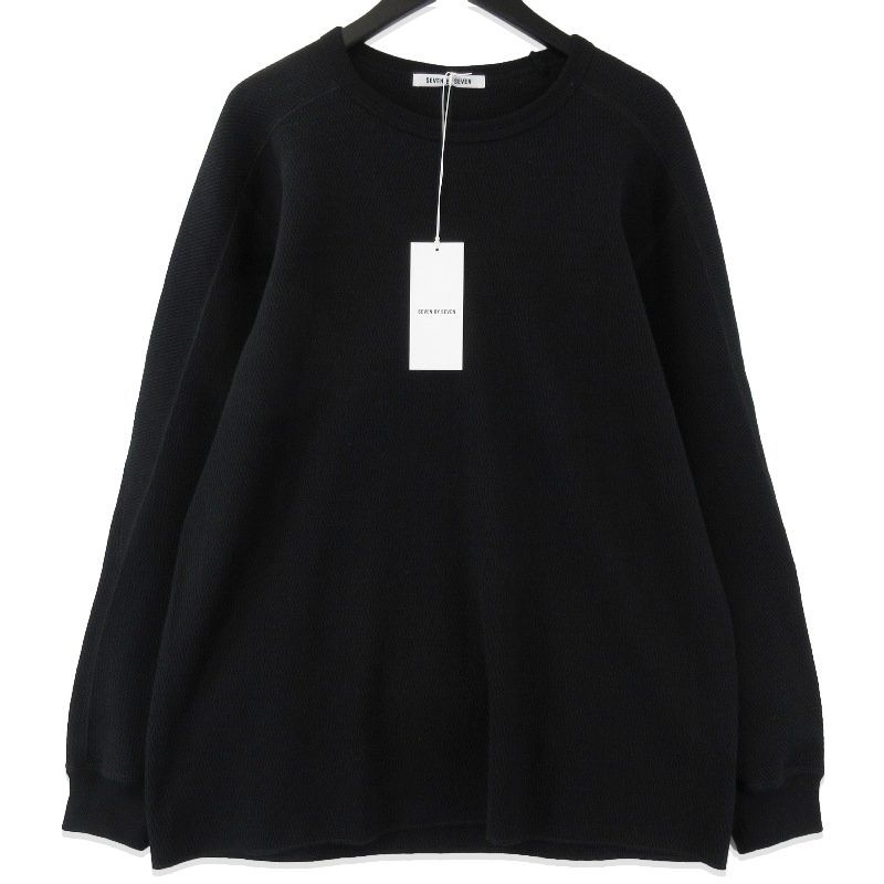 ♥ SEVEN BY SEVEN セブンバイセブン HEAVY WEIGHT THERMAL SHIRTS 800-5166112 サーマル ブラック 黒 S タグ付き 71013627