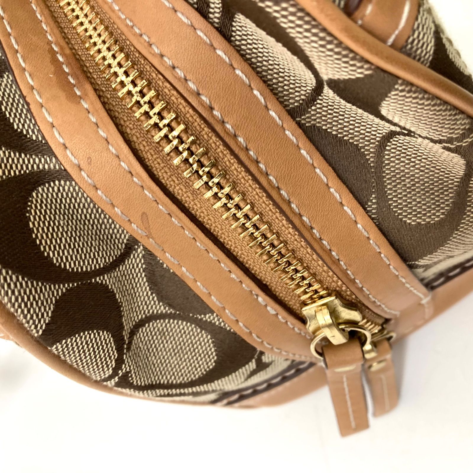 COACH】コーチ ハンプトンズ サッチェル ハンドバッグ
