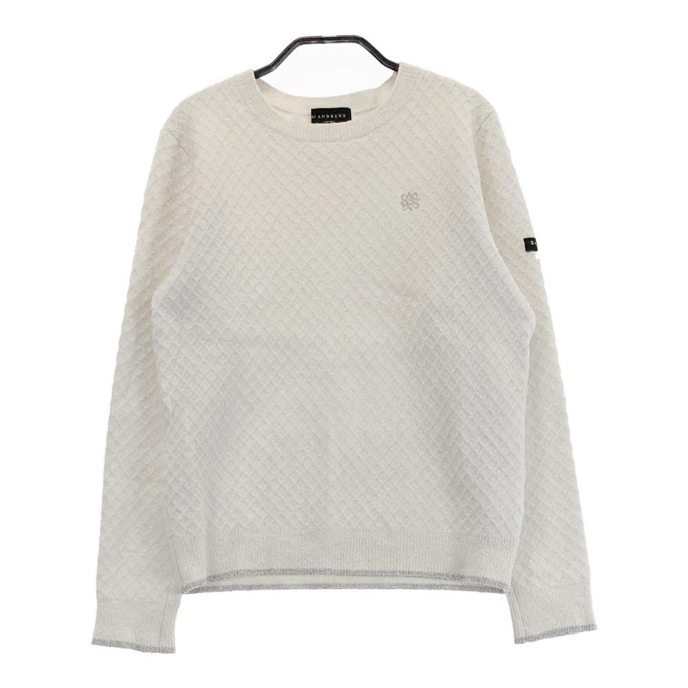 サイズ：L DESCENTE GOLF デサントゴルフ ; モックネック ニット