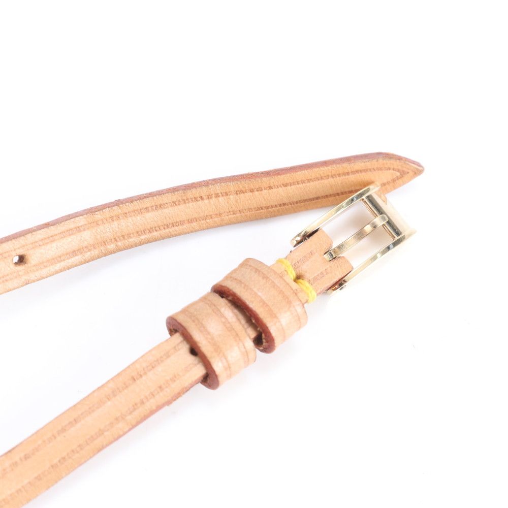 LOUIS VUITTON レザー ストラップ ベルト LOUIS VUITTON - LOUIS VUITTON ベルトブレイテッド チェーン
