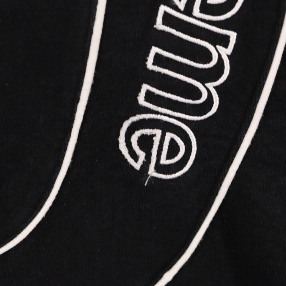 SUPREME (シュプリーム) 21AW Track Paneled Sweat Pant トラック パネルド ロゴ刺繍 スウェットパンツ ブラック  - メルカリ