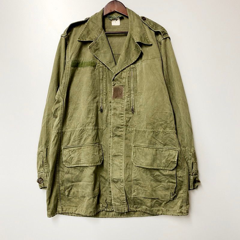 【メンズ】  VINTAGE 60S FIELD JACKET SCECAM PARIS 1968 ヴィンテージ フランス軍 フィールドジャケット ミリタリー アウター  【146-240628-ay-21-IZU】