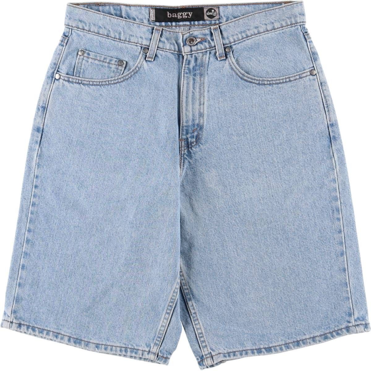 古着 リーバイス Levi s SILVER TAB シルバータブ BAGGY バギー デニムショーツ ハーフパンツ メンズw32相当|eaa417683