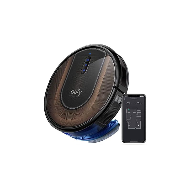 Anker Eufy ユーフィ RoboVac G30 Hybrid ロボット掃除機 スマート ダイナミック ナビゲーション 2.0 | 2-in-1 吸引 水拭き両用|Wi-Fi対応|超薄型|強力吸引|自動充電|BoostIQ搭載|境界線テープ対応