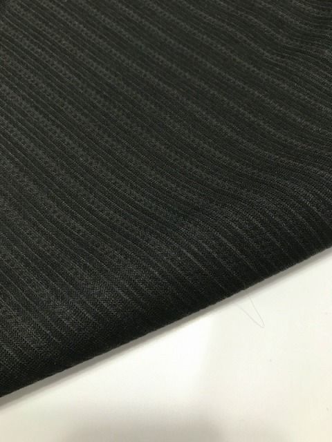 羽織 黒縞柄レース