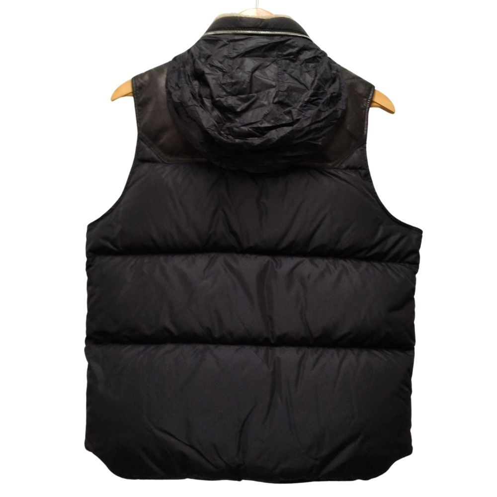 MONCLER モンクレール AVORD 襟ボア ダウンベスト ブラック サイズ1 