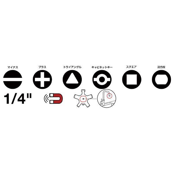 PB SWISS TOOLS ピービースイスツールズ 9in1 C6シリーズビット付マルチツール ユニバーサルキャビネットキー 9mm 900V01