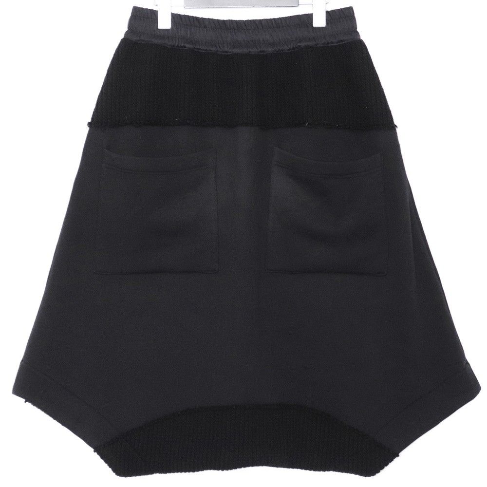 A.F ARTEFACT KNIT - BOMBERHEAT COMBI SAROUEL SHORTS サイズ1 ブラック