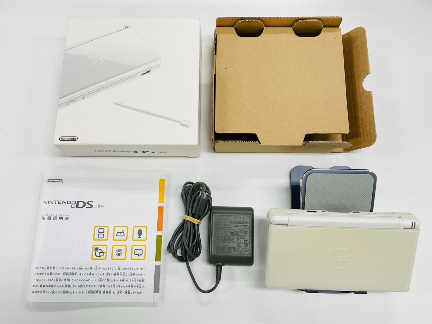 動作確認済 ニンテンド-DS LITE クリスタルホワイト Nintendo Ds Lite クリスタルホワイト / Crystal White 本体