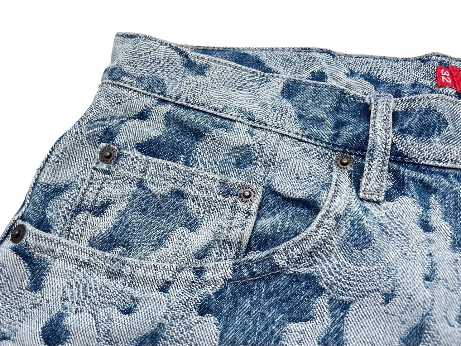 supreme美品　希少パンツ　32サイズ　シュプリーム　総柄　navy Supreme シュプリーム 20SS Work Pant Flag 星条旗 総柄 ワーク