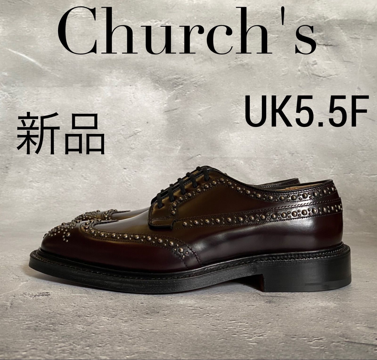 新品 果てしなく A.TESTONI ポリッシュドレザー ダービーシューズ 