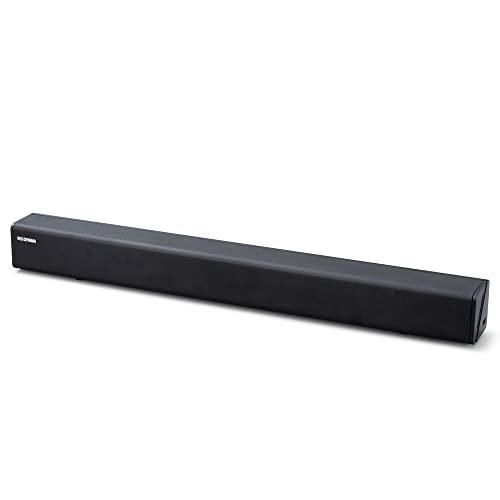 5営業日で発送 IRISOHYAMA アイリスオーヤマ アイリスオーヤマ サウンドスピーカー IHT-S101 ブラック Bluetooth HDMI ARC対応 幅約75×奥行約7.8×高さ約8.2cm