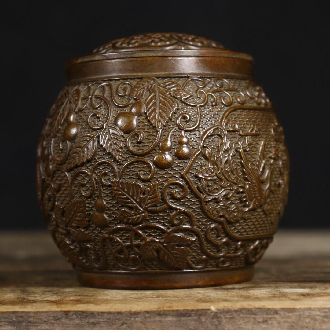 銅 細工 龍鳳茶壺 茶道具 香道具 装飾品 工芸品 置物 銅 細工 龍鳳茶壺 茶道具 香道具 装飾品 工芸品 置物