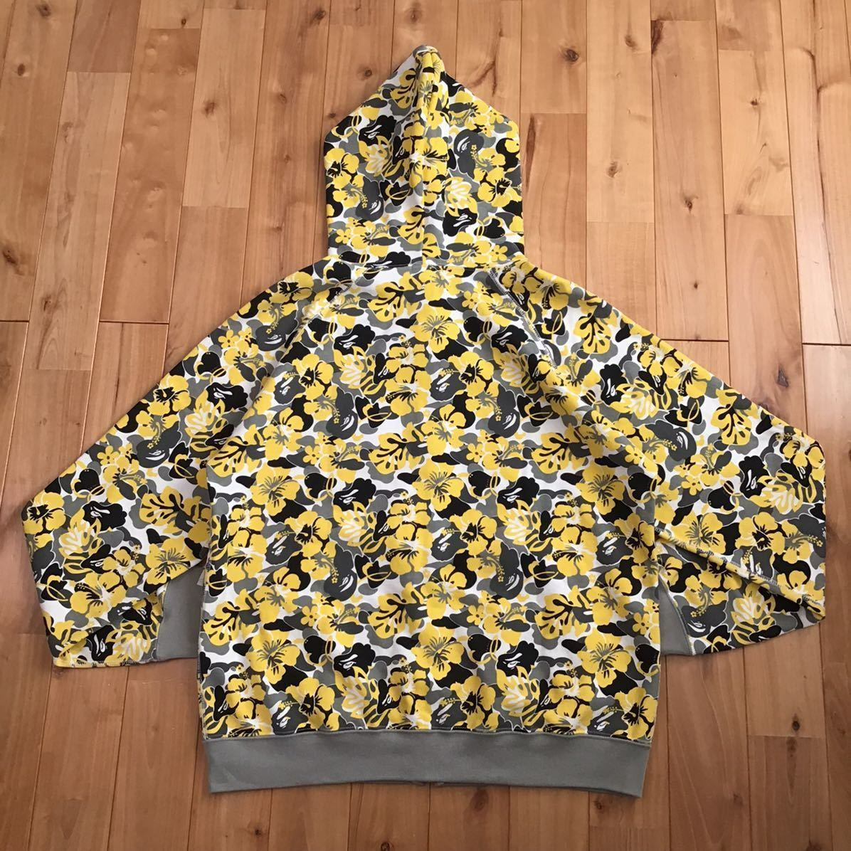 ☆美品☆ アロハカモ フルジップ パーカー Mサイズ a bathing ape BAPE full zip hoodie aloha camo  エイプ ベイプ アベイシングエイプ - メルカリ