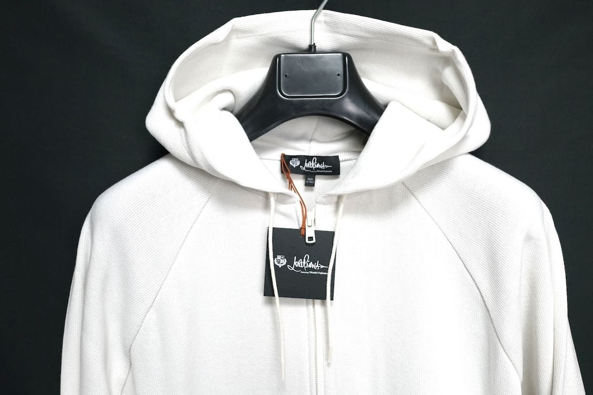 Loro Piana 藤原ヒロシ パーカー Loro Piana ZIP HOODIE WHITE HIROSHI FUJIWARA FRAGMENT