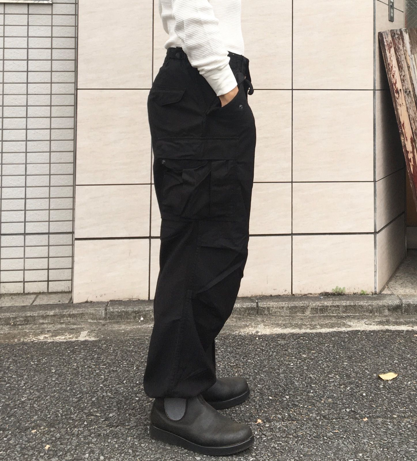 80’s Vintage 【US ARMY】 米軍実物 M-65 フィールドカーゴパンツ ミリタリーパンツ 黒染め◆Size：US-S-R