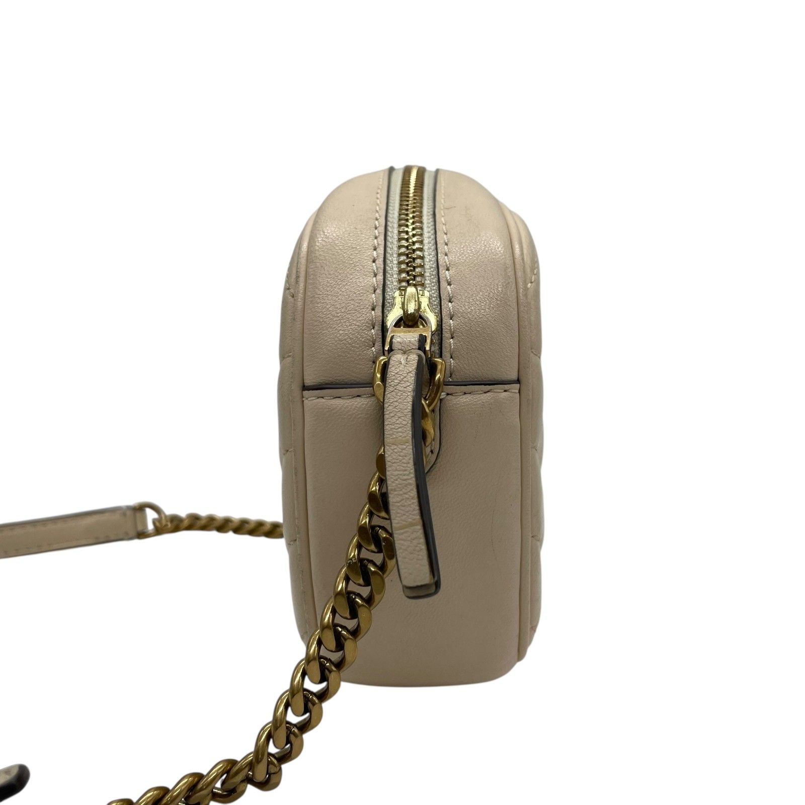 トリーバーチ キルティングレザーショルダーバッグ ベージュ TORY BURCH トリーバーチ キラ カメラバッグ ショルダーバッグ