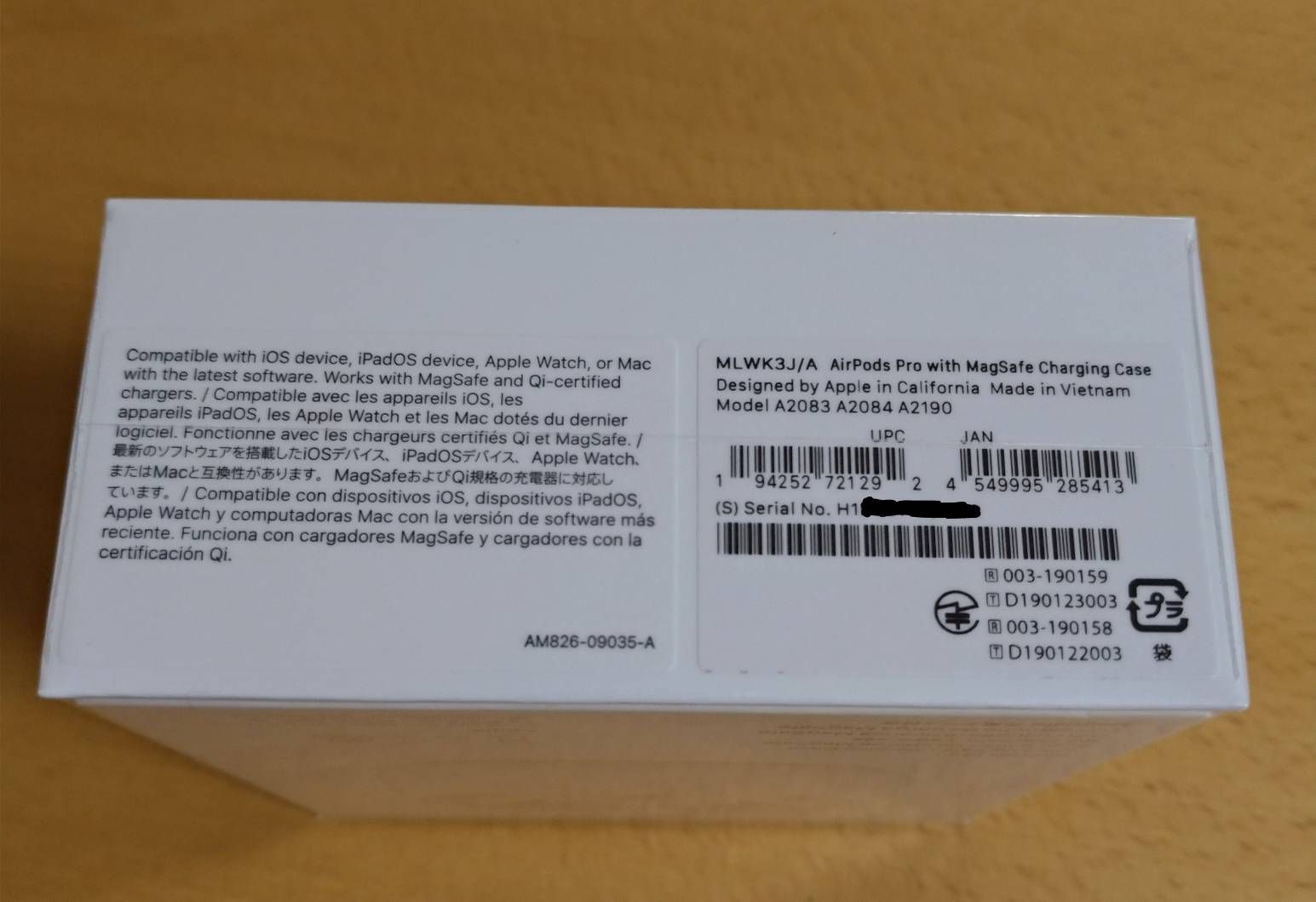 オーディオ機器 イヤフォン 【新品未開封】AirPods Pro MLWK3J/A 保証未開始