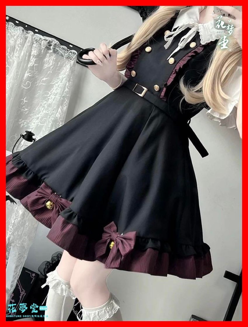 学生服風ロリータワンピ ブラウス付き