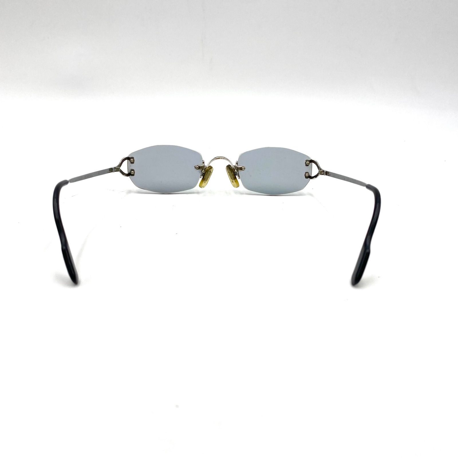 Cartier カルティエ サングラス アイウェア リムレス ブルー