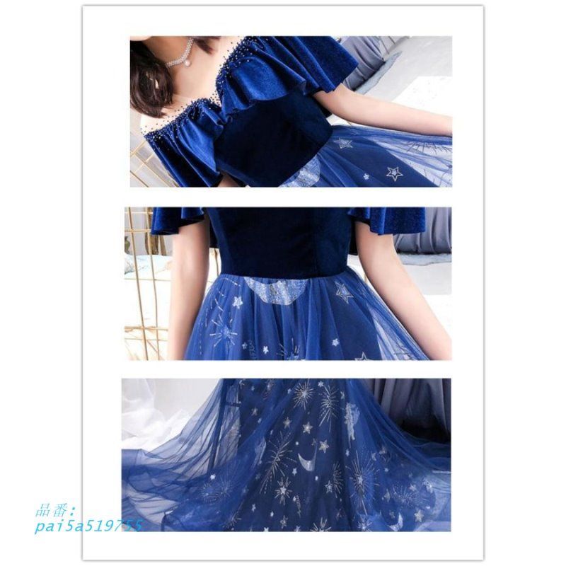 ロングドレス 結婚式ドレス オフショルダー パーティードレス ウエディングドレス 二次会 披露宴 演奏会 発表会 イベント用 ピアノ 舞台 大きいサイズ 衣装 pai5a519755 NICORILABO_COM