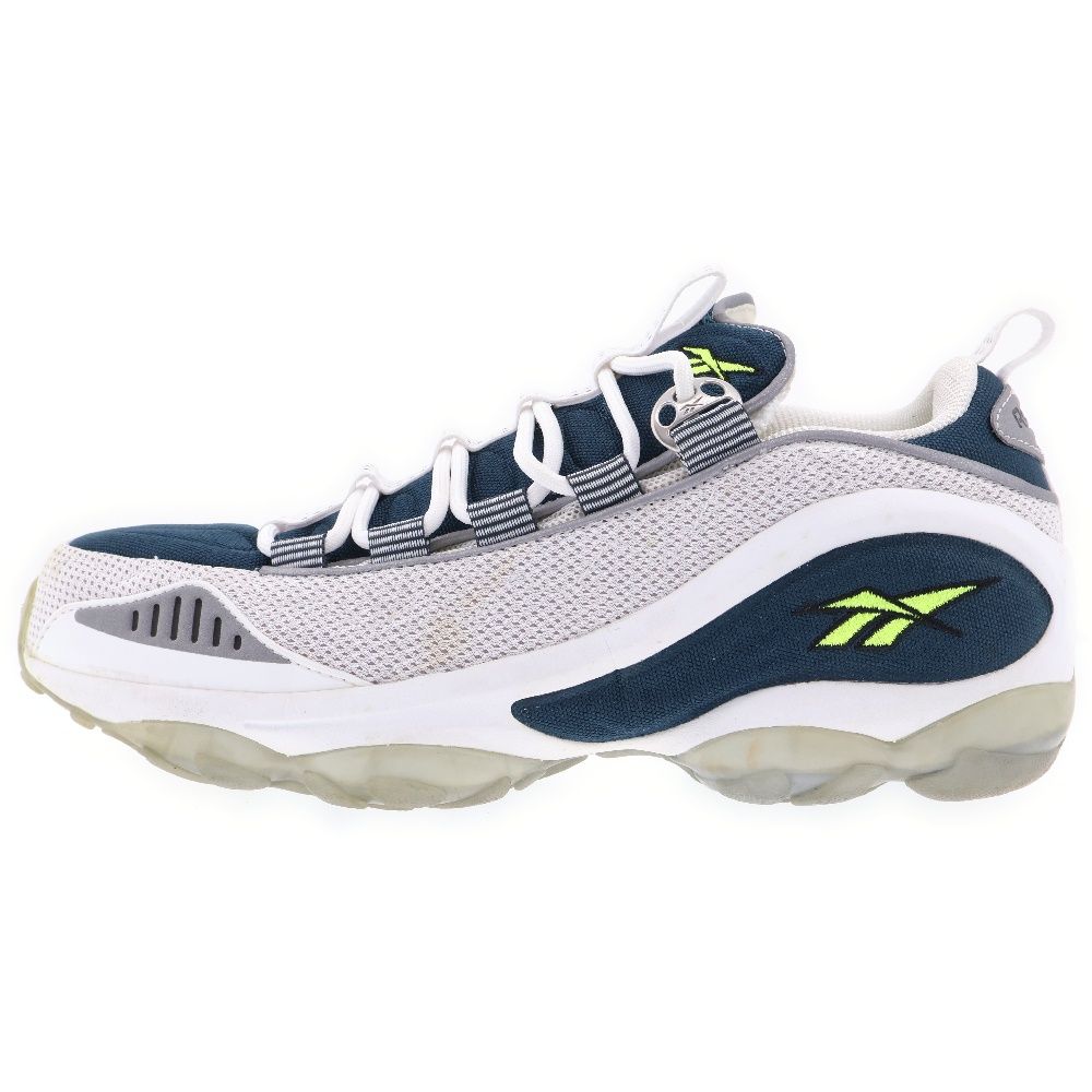 Reebok (リーボック) DMX RUN 10 ローカットスニーカー シューズ ホワイト/グリーン US8.5/26.5cm V44398
