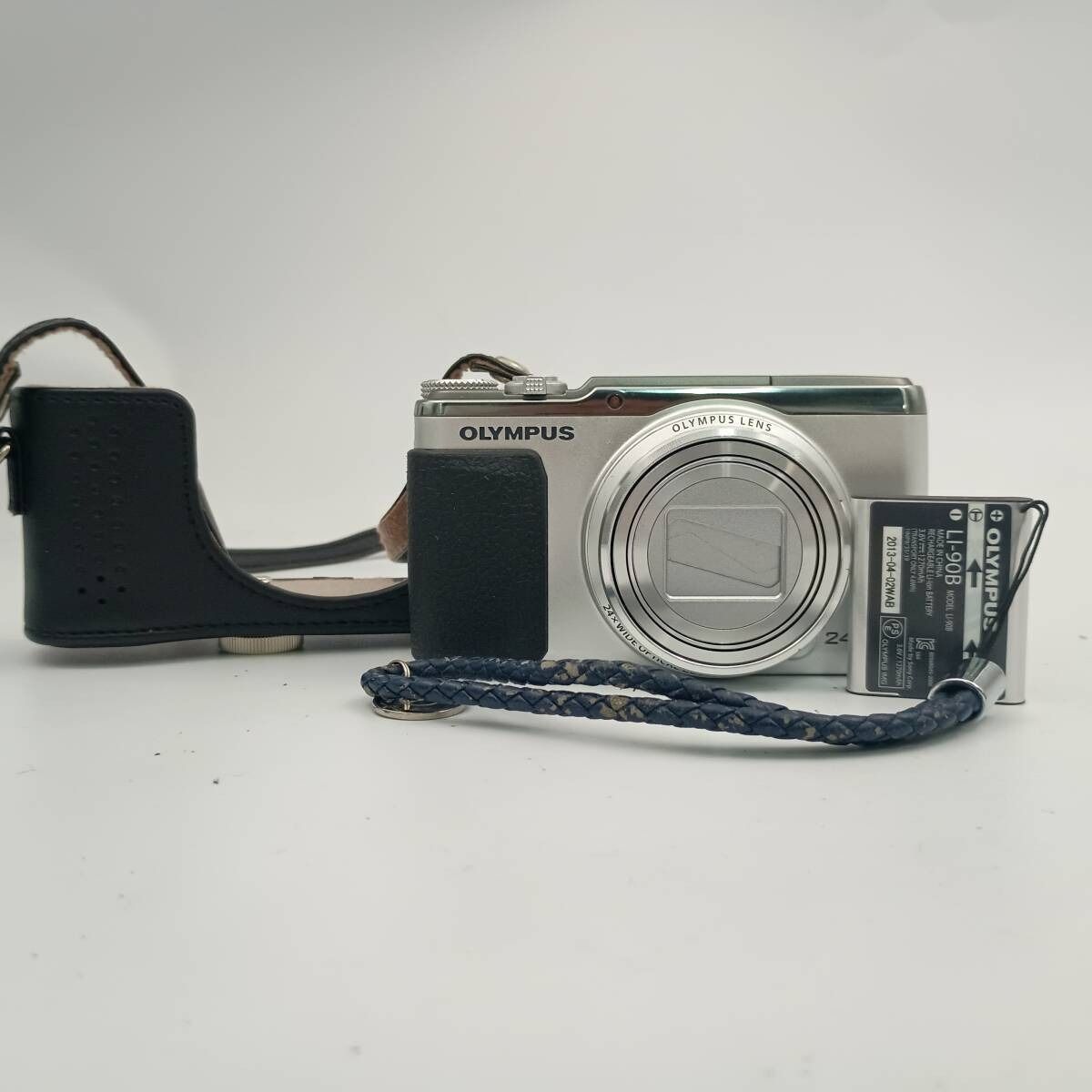 OLYMPUS 5-AXIS STYLUS SH-60 DIGITAL Camera Silver オリンパス