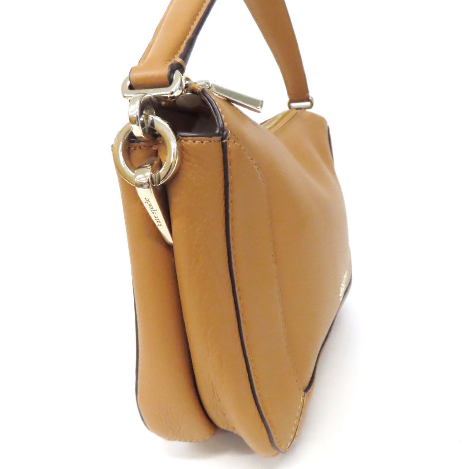 OH25051 美品 kate spade ケイトスペード クラッシュ ぺブル レザー 
