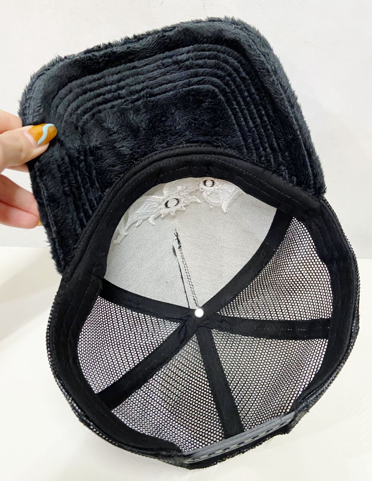 IDEASWAM Head Shot Trucker Cap ベロア キャップ IDEASWAM Head Shot Trucker Cap ベロア キャップ