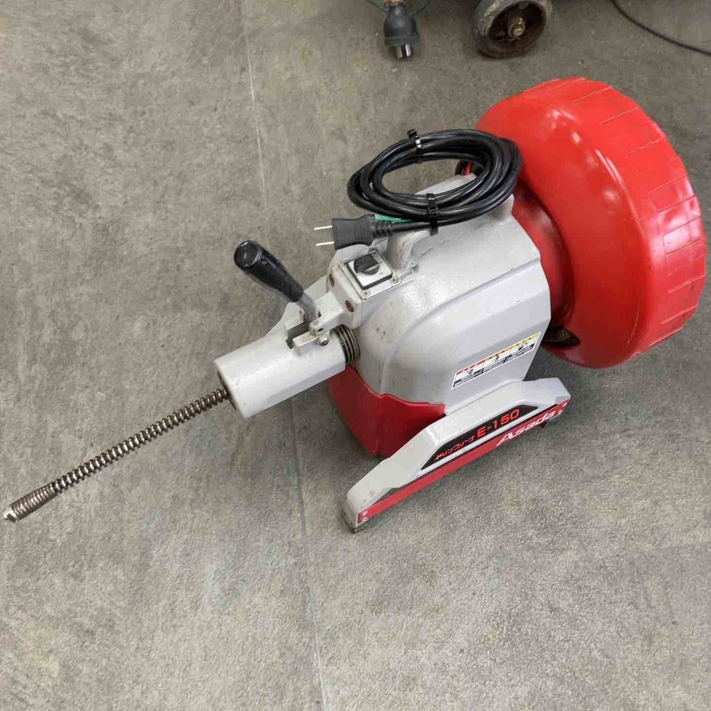 Asada ドレンクリーナー E-75 排水管掃除機 本体、ケース、説明書付き