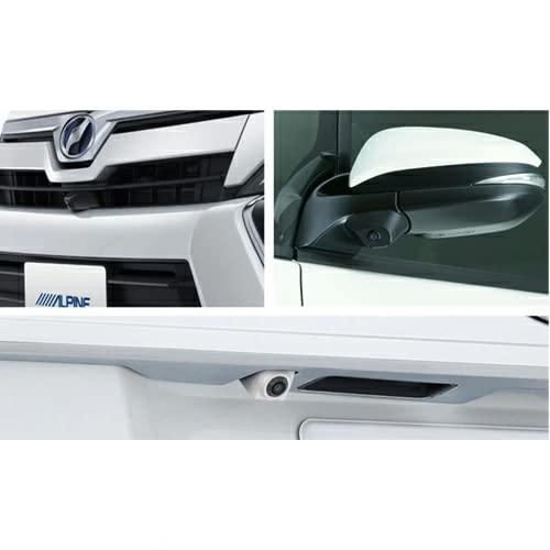 5営業日で発送 ALPINE アルパイン ALPINE アルパイン ヴォクシー 80系 2017 7～ 3カメラパッケージ フロント グリル取付 サイド リアカメラ白 イ