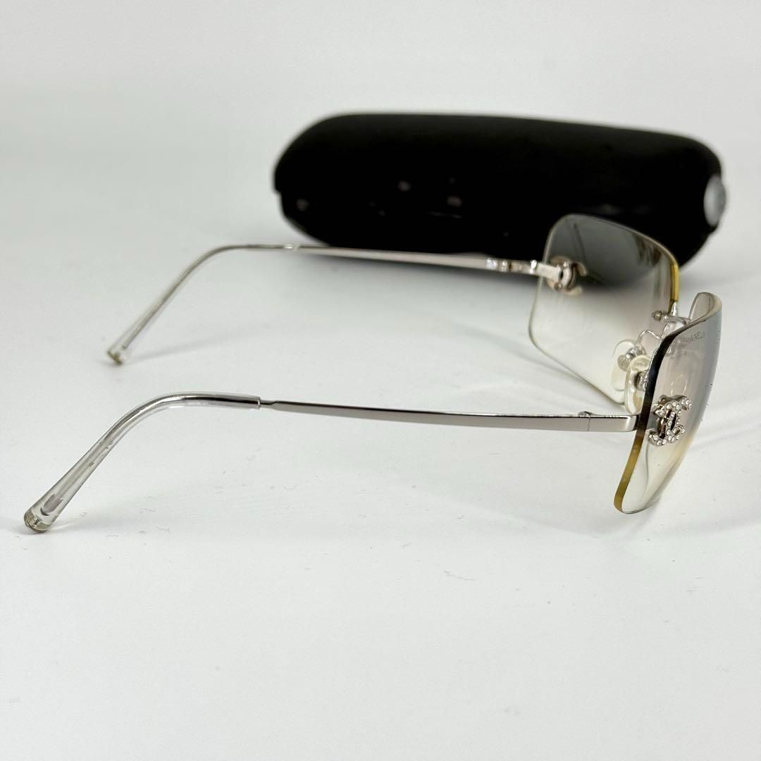 美品 CHANEL サングラス 4017 リムレス グラデーション ココマーク