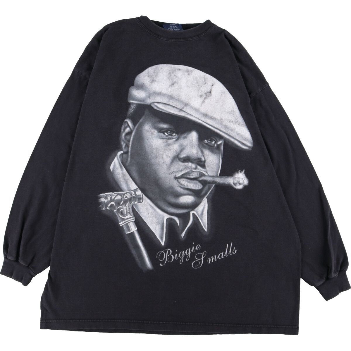 古着 CYPHER NOTORIOUS B.I.G. ノトーリアスBIG 大判プリント ロンT