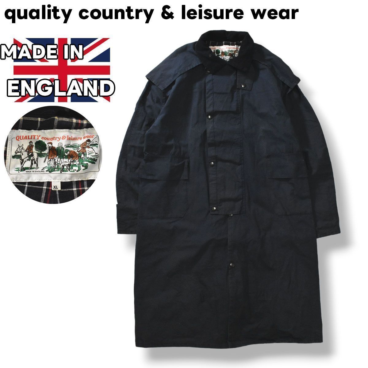 本場 英国製】 ヴィンテージ quality country & leisure wear 