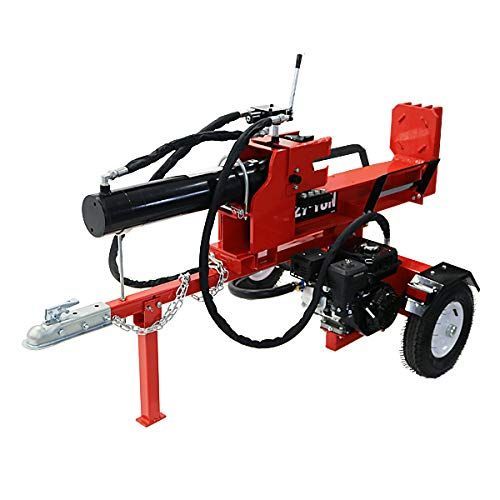 薪割り機 薪割機 ログスプリッター エンジン式 破砕力 27t 約7.0馬力 横割り 縦割り けん引 カッター まきわり マキワリ 薪ストーブ 斧 薪 破砕 油圧 オイル 木 木材 原木 丸太 logs27l-7hp レッド