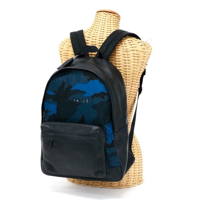 COACH コーチ メンズ リュック バックパック F71755 ネイビー 千鳥 COACH コーチ メンズ リュック バックパック F71755 ネイビー 千鳥