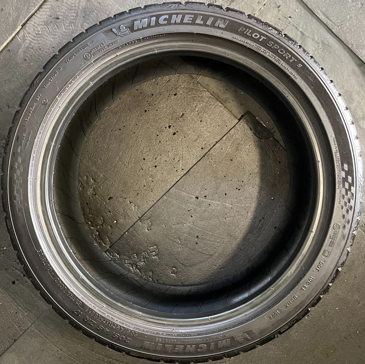 製 約4〜5分山 ミシュラン MICHELIN パイロットスポーツ PILOT SPORT 5 205 45R17 4本 h_395 FFCRYSTALESIA_COM