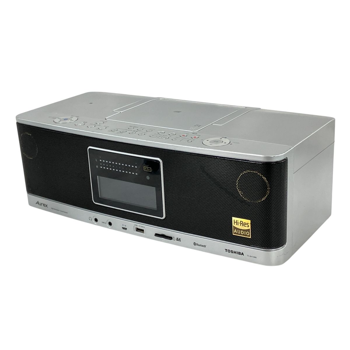 TOSHIBA TY-AH1000 Aurex SD USB CDラジオ ハイレゾ対応 2016年製 音響機材 東芝 訳有 W10421213