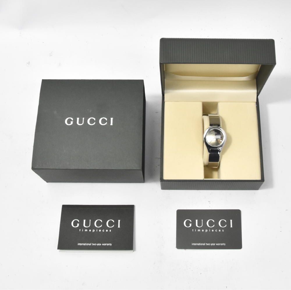 グッチ GUCCI 6700L ステンレス クォーツ レディース良品内箱・保証書 