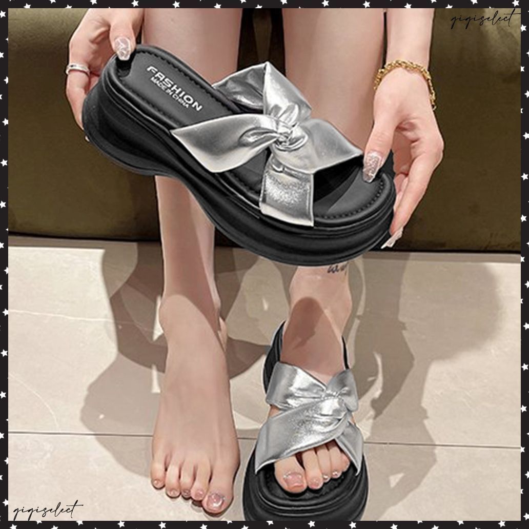 送料無料 厚底サンダル クロスベルトサンダル韓国風 レディース